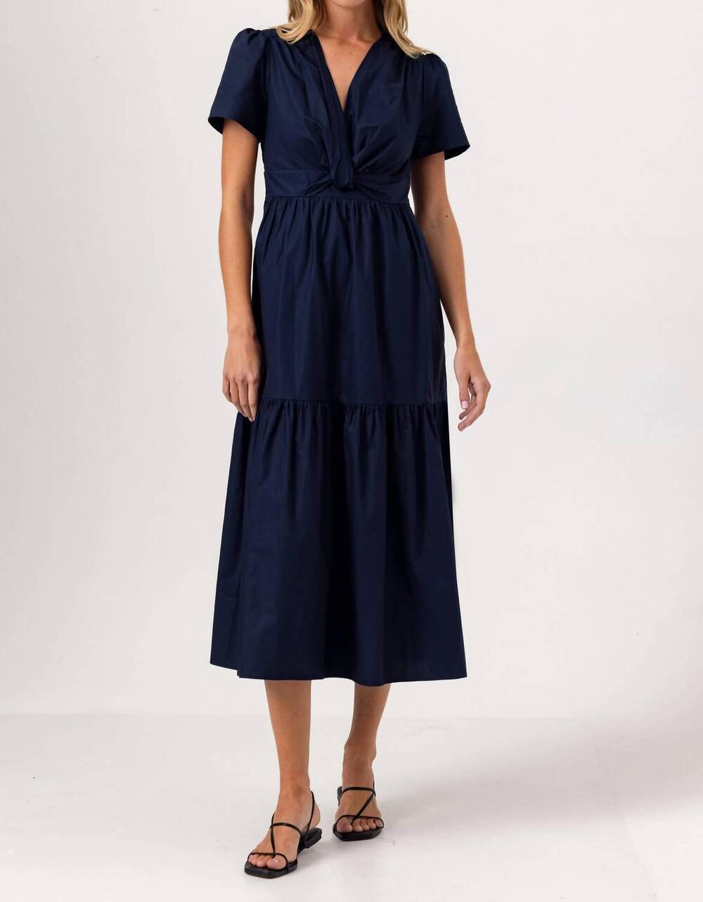 NEW SUNDAYS fleet midi dress in navy